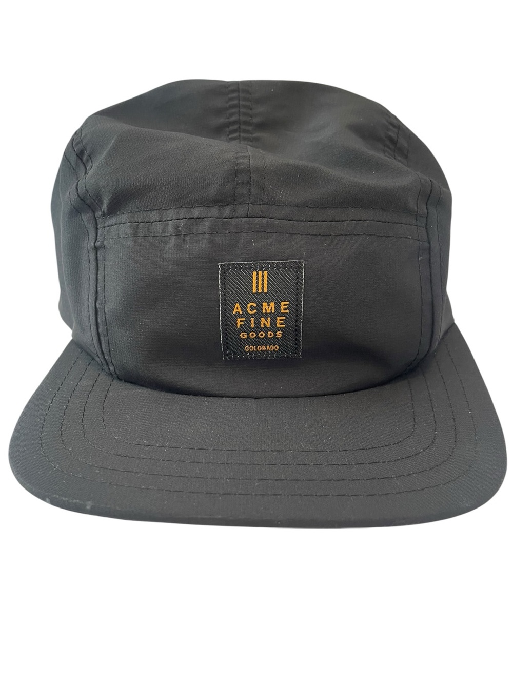 Acme Fine Goods Colorado Black Snapback Hat Cap Retro Unisex